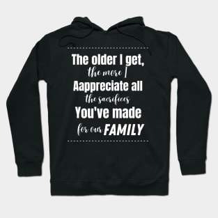 Thanks Dad: Celebrating Father's Day and Gratitude for Your Sacrifices Hoodie